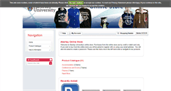 Desktop Screenshot of onlinestore.abertay.ac.uk