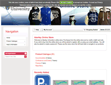 Tablet Screenshot of onlinestore.abertay.ac.uk